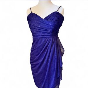 Sparkly purple mini dress size 3